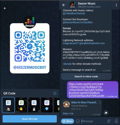 DeezerMusicBot | Telegram Spotify Downloader Bots