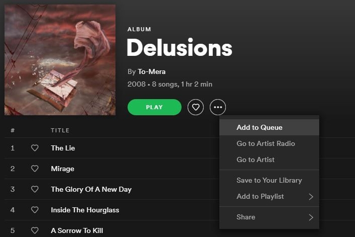 save albums Spotify desktop | Download Spotify Album to MP3