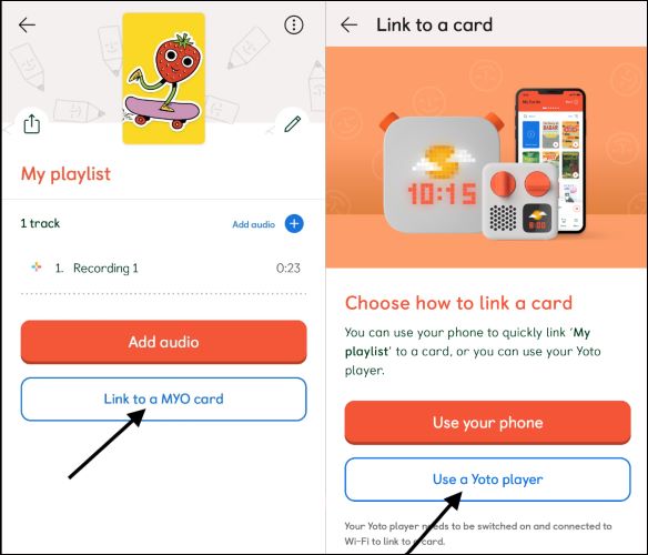 select Use a Yoto player | Spotify Player Devices for Kids 