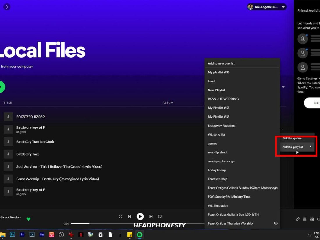 add local files to a playlist | Download Spotify Songs without Premium