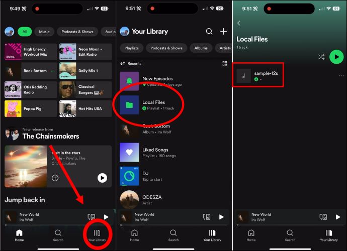 Local Files playlist | Add MP3 Files to Spotify iPhone Android