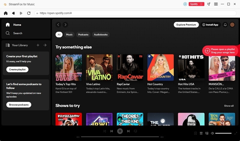 drag the playlist banner | Spotify Collaborative Playlists