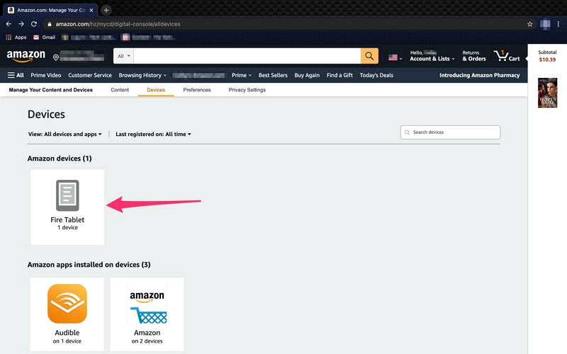 amazon account will be displayed | amazon prime video not downloading