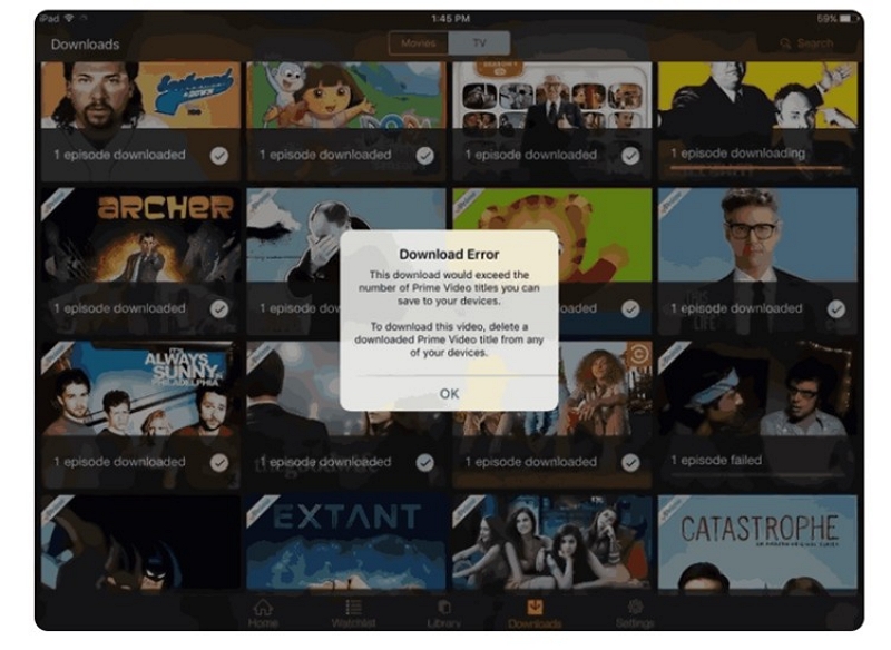 delete some of your existing ones | amazon prime video download limit