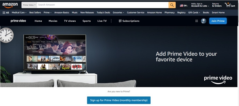 All LCD/LED TVs | amazon prime video app for smart tv download