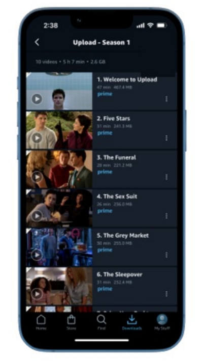 downloaded video content | where are amazon prime video downloads stored on mobile