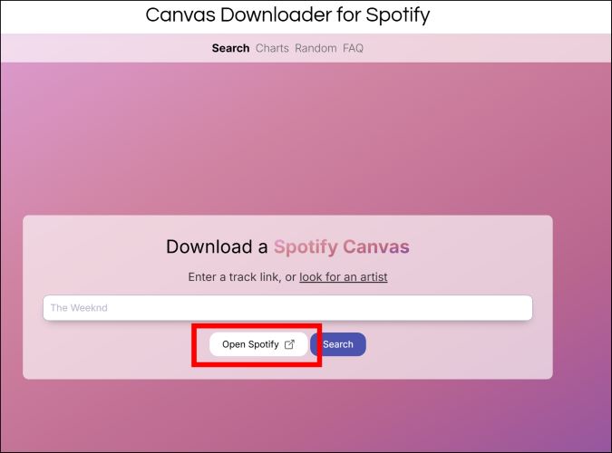 access canvasdownloader site | Spotify Canvas Downloaders