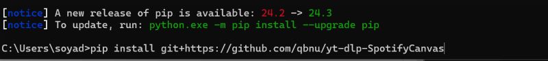 set up Yt-dlp | Spotify Canvas Downloaders
