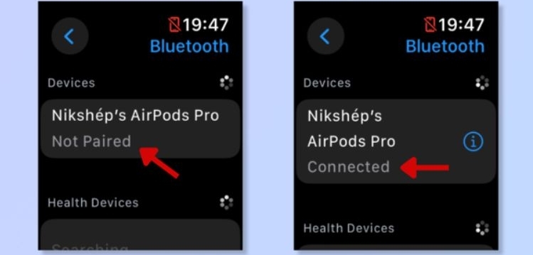 find airpods under Devices | Spotify Downloaded Songs Not Playing Phone