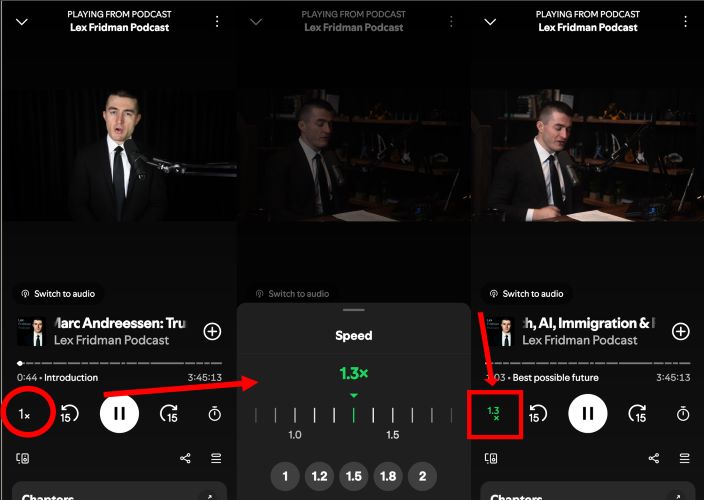 change audiobook speed | Change Playback Speed on Spotify