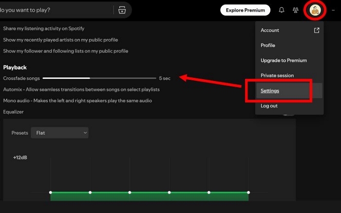 choose overlap duration | Change Playback Speed on Spotify