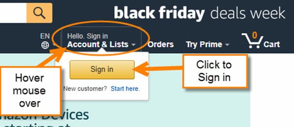 Sign in to your account | amazon error code 5004