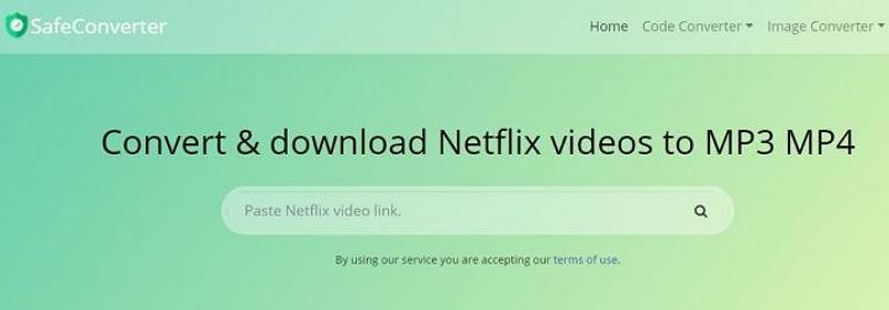 URL field | how to download a show on netflix