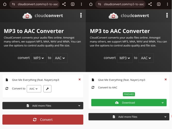 download AAC Spotify song | Convert Spotify Music to AAC