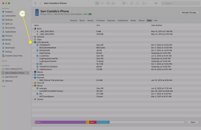 expand Files in Finder | Spotify Canvas Downloaders