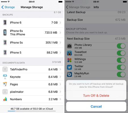 turn off app backup | How to Speed up iCloud Backup
