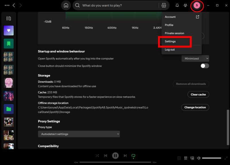 enable Show Local Files | Spotify to WAV Downloaders