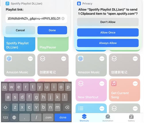 download Spotify songs with Shortcuts | Download Spotify Songs iPhone without Premium