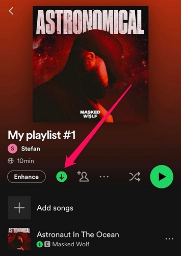 download playlists on Spotify app | Listen to Spotify Offline