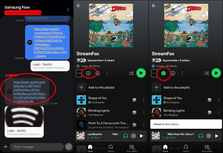 tap plus icon | Find Playlists on Spotify