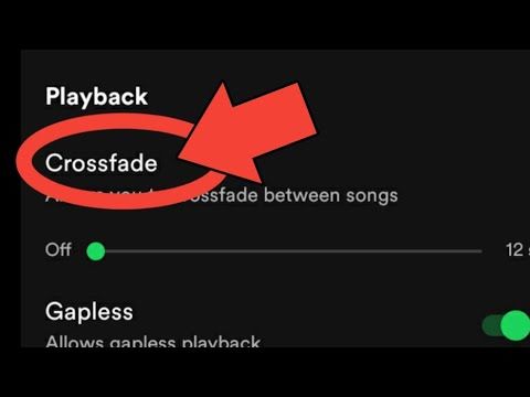 drag Crossfade slider | Fix Spotify Keeps Skipping Songs