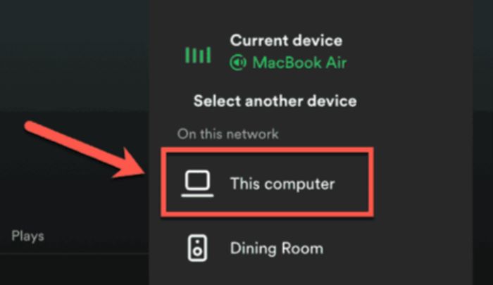 select This Computer | Spotify Playing but No Sound