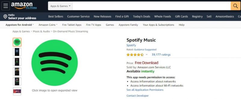 reinstall Spotify | Download Spotify on Amazon Fire Tablet