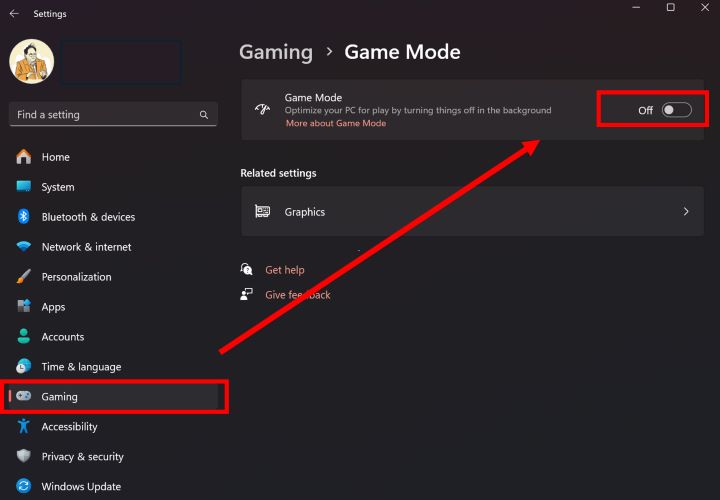 disable Game Mode | Fix Spotify Stuttering