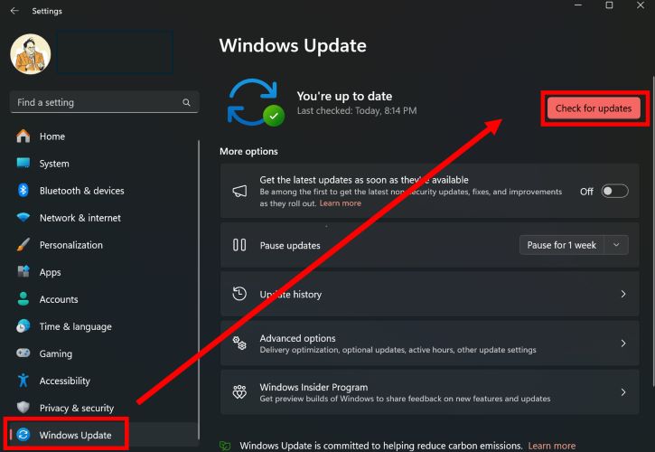 update Windows OS | Fix Spotify Stuttering