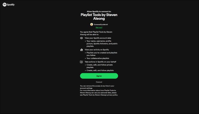 click Agree | Spotify Playlist Randomizers Online