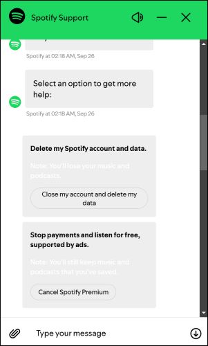 select Cancel Spotify Premium | Cancel Spotify Premium