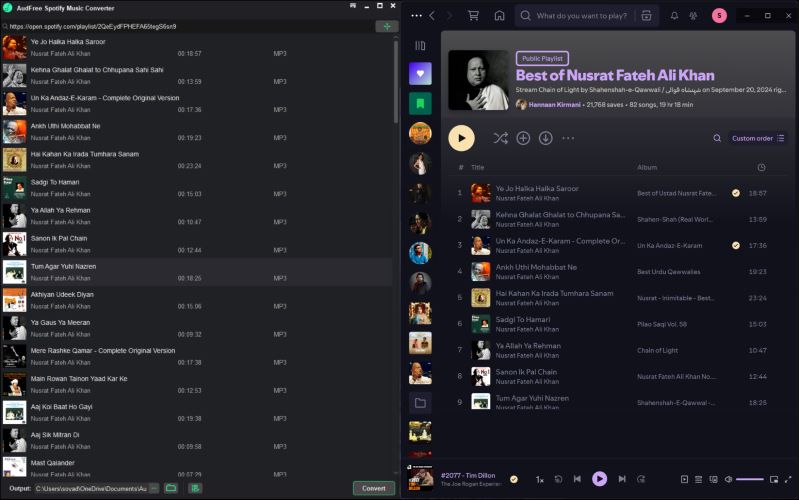 add songs to AudFree | AudFree Spotify Music Converter Review