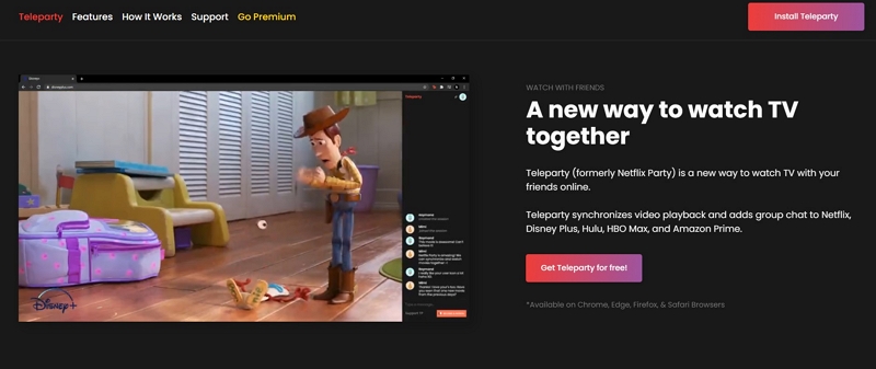 enhances the interactive aspect | how to use Netflix party extension