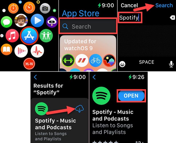 install Spotify on Apple Watch  | Download Spotify Songs onto Apple Watch