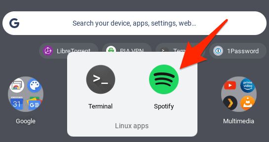 Spotify in Linux Apps | Get Spotify Music on Chromebook