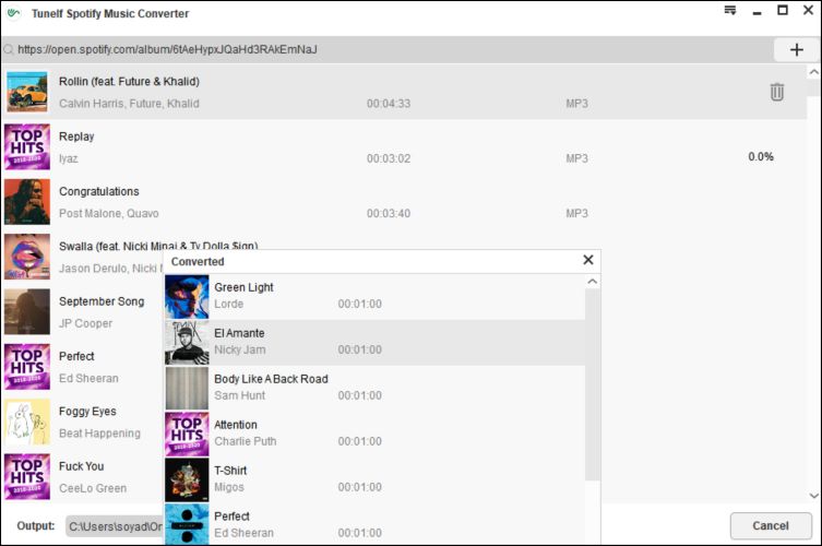 Tunelf conversion speed | Tunelf Spotify Music Converter Review