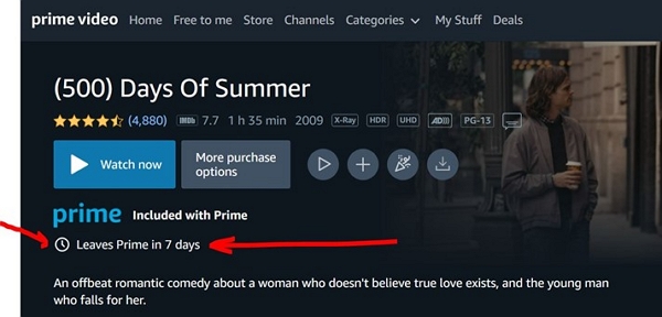 when a show is going to leave | amazon prime expiring soon