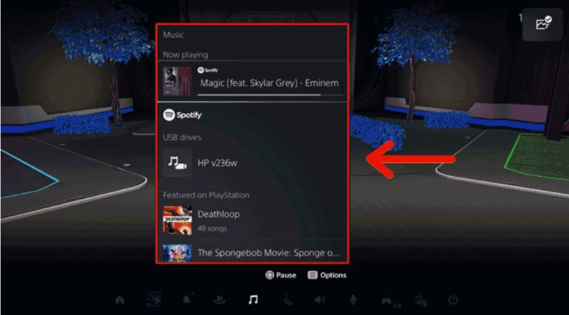 control music on PS5 from phone | Listen to Spotify Music on PS5