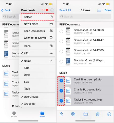 choose Copy | Save Spotify Music to SD Card