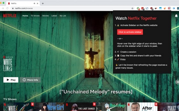 netflix together extension | watch Netflix together