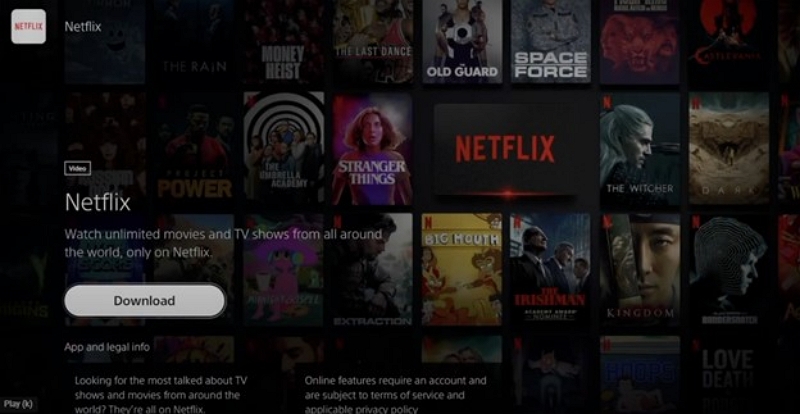 already installed | Netflix on ps4