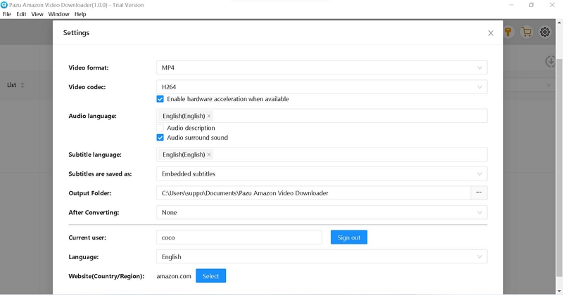 watching international content | pazu amazon prime video downloader