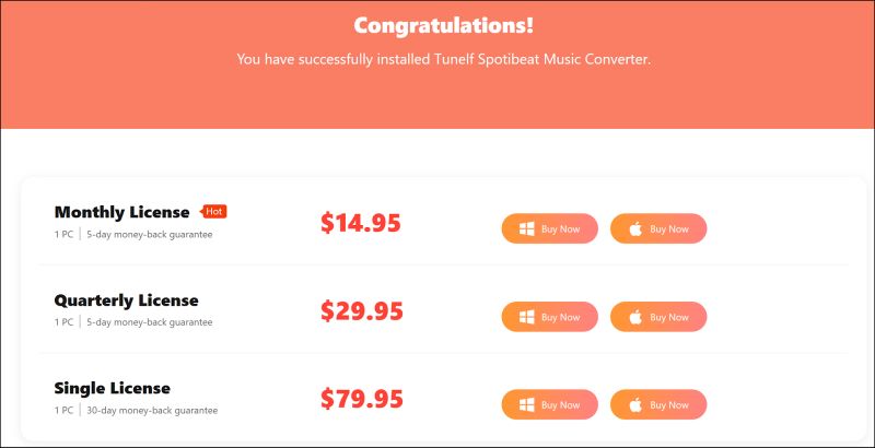 Tunelf paid version | Tunelf Spotify Music Converter Review