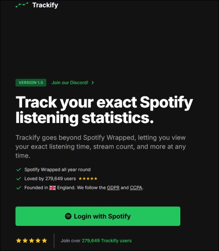 click Login with Spotify | Randomize Spotify Playlists