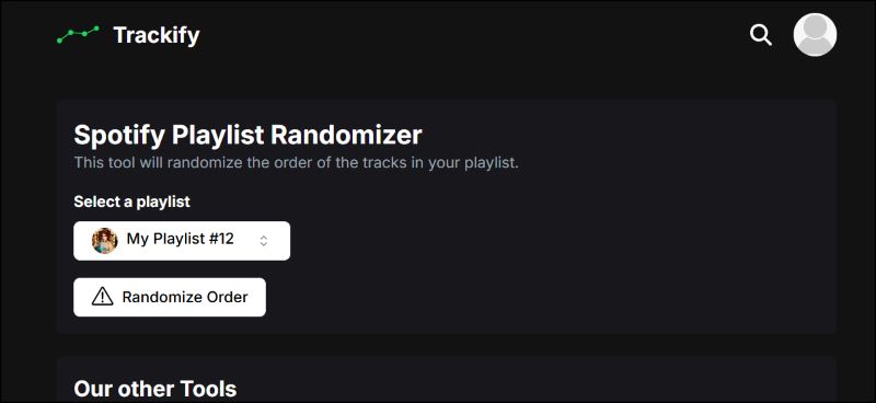 hit Randomize Order | Randomize Spotify Playlists