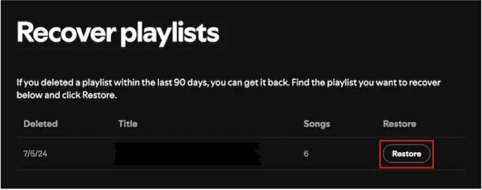 find deleted playlists | Find Playlists on Spotify