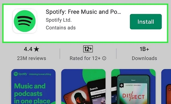 install Spotify phone | Undownload Songs on Spotify