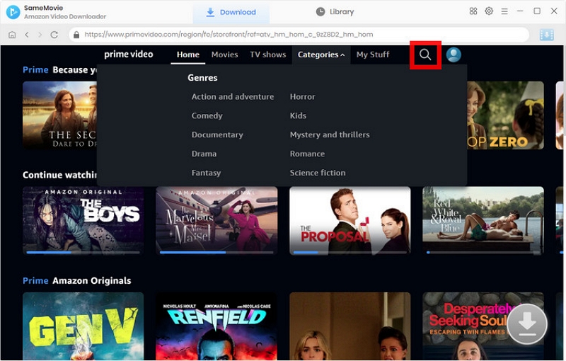 browse the categories | samemovie amazon video downloader