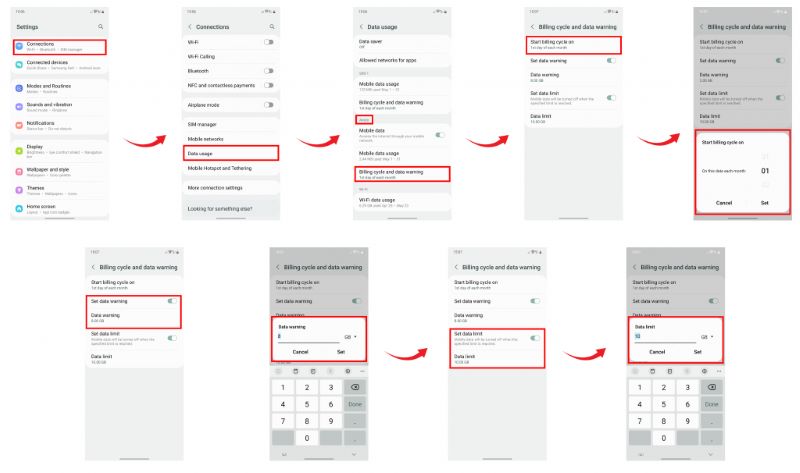 set a Data Limit on Android | Do Spotify Downloads Use Data