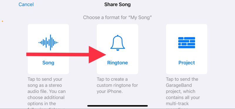 select Ringtone | Set Spotify Music as Ringtone